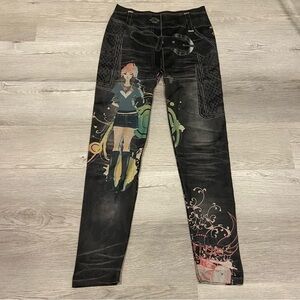 Women’s leggings jeggings tube treggings with stretch in jeans look